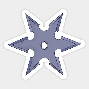 Shuriken Ninja Throwing Star Sticker